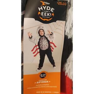 Halloween Costume -‎ Spider Toddler Size 18-24 Mo - NWT